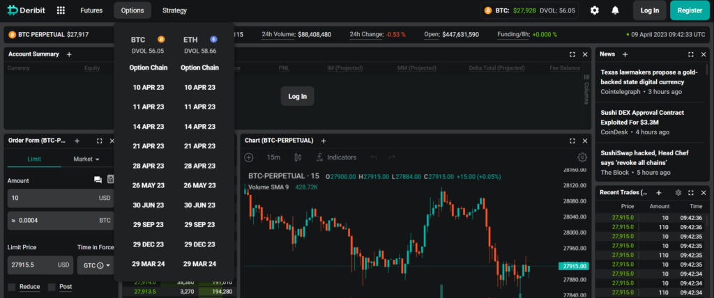 Crypto Options Trading Platforms