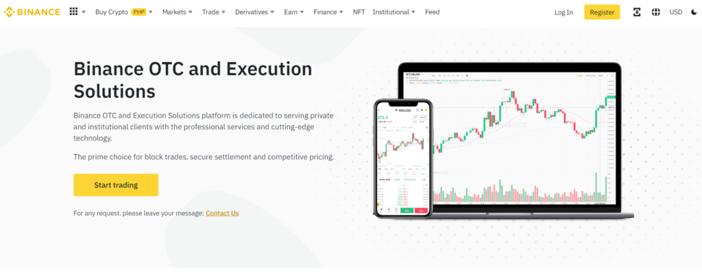 crypto OTC trading platform